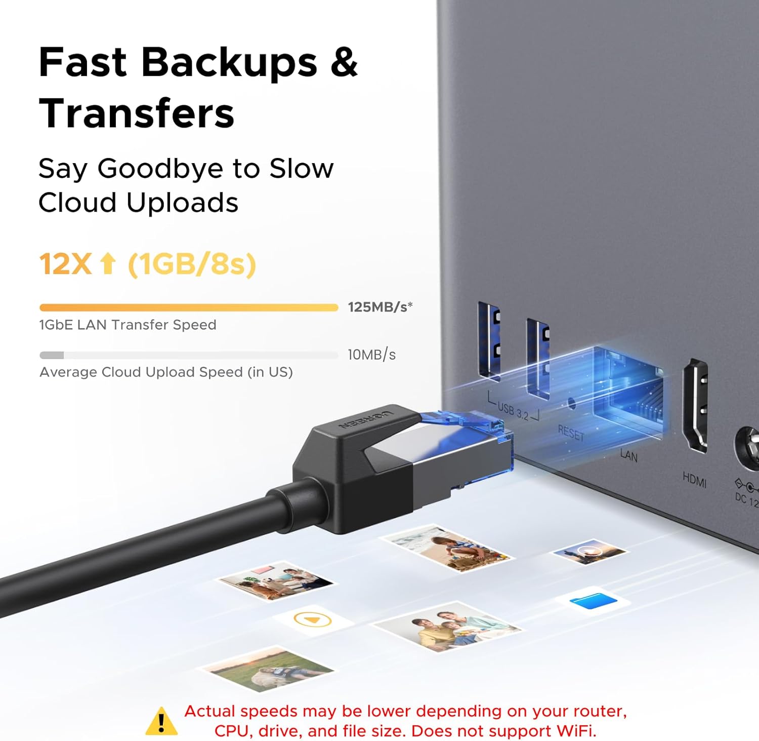 UGREEN NAS DH2300 2-Bay for Beginners & Personal Users, Phone Backup | AI Album, Private Cloud/Remote Access, File Sharing, Multi-Device Backup, Home Entertainment, 4GB RAM on Board (Diskless) - Image 4
