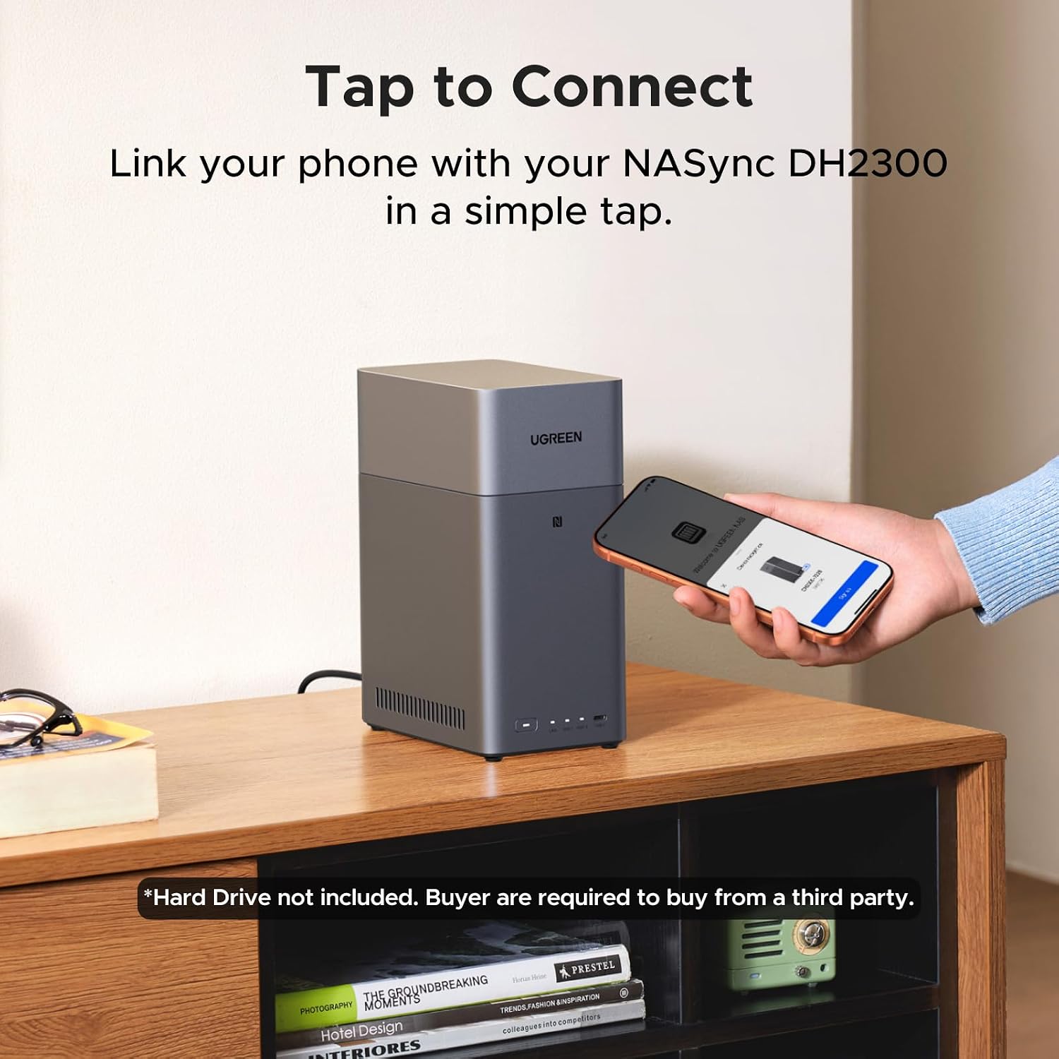 UGREEN NAS DH2300 2-Bay for Beginners & Personal Users, Phone Backup | AI Album, Private Cloud/Remote Access, File Sharing, Multi-Device Backup, Home Entertainment, 4GB RAM on Board (Diskless) - Image 8